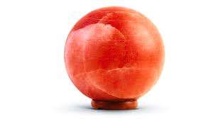 Natural Himalayan pink salt sphere <b>lamp</b> radiates calming energy providing elegant decor and holistic wellness benefits. - Product Image 4
