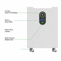 Batterie LiFePO4 Tianon 51,2 V 16 kWh de qualité A, montée sur rack, IP21, pour stockage d'énergie domestique (ESS) - Fabrication chinoise