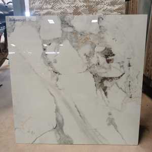 Carreaux de sol en porcelaine polis de haute qualité, nouveau DESIGN en or blanc, 600x600 600 600x1200 800x800 MM fabriqué en inde - Product Image 6