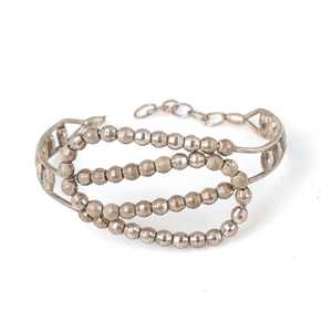 925 Sterling Silver Dorika Ball <b>Beaded</b> <b>Bracelet</b> Vintage Ethnic <b>Charm</b> for Wedding Anniversary Party Gift - Product Image 3