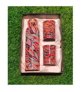 Conception élégante Yoga Fitness Gymware Bouteille d'eau en cuivre Nouveau design Bouteilles d'eau en cuivre faites à la main - Product Image 3