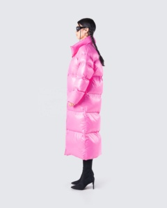 Veste courte en duvet d'oie pour femme, confortable, élégante et tendance, idéale pour l'hiver et les activités de plein air, vente chaude personnalisée - Product Image 4
