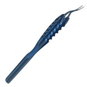 Fórceps de capsulorrexis Puntas entrelazadas dentadas puntiagudas Instrumentos médicos quirúrgicos oftálmicos Cirugía ocular de cataratas - Product Image 5