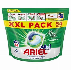 Detergente de lavado líquido para ropa, fragancia floral y limón, desechable, empaquetado al por mayor, para Ariel 160 Pods - Product Image 1