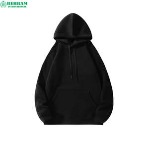 Sweat à capuche unisexe personnalisé en polyester thermique lourd, teint uni, bio et écologique, style streetwear, couleur dynamique - Product Image 2