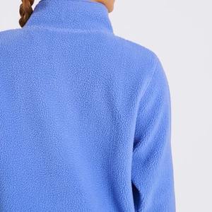 เสื้อกีฬาแขนยาวผ้าโพลีเอสเตอร์สำหรับผู้หญิงเสื้อกีฬาแขนยาวรูดซิปทรงเข้ารูปเสื้อสวมหัวผ้าโพลีเอสเตอร์เสื้อกอล์ฟกลางแจ้งสำหรับฤดูใบไม้ร่วง - Product Image 4