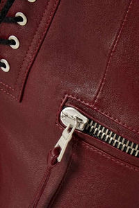 Pantalon en cuir pour femmes, nouvelle mode, coloré, extensible, ourlet fendu, taille haute, PU faux cuir, bas décontractés, pantalon en cuir pour femmes - Product Image 3