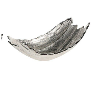 Tazón Grande Redondo de Aluminio Color Plata para Servir Comida en la Mesa y Utensilios de Cocina, Tazones para Servir Comida Hechos a Mano - Product Image 5