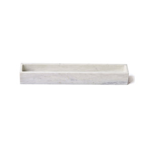 Plateau de bouteille en marbre blanc décoratif de style élégant de vente chaude pour une utilisation de fête de Noël disponible à la quantité en vrac de l'Inde - Product Image 1