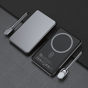 HOME Digitalome HPK-055 Portable 5000mAh <b>Power</b> <b>Bank</b> with Type C Fast Wireless Charging 20W <b>Bank</b> <b>Power</b> Station - Product Image 5