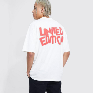 T-shirts pour hommes en coton surdimensionné unisexe à manches courtes col rond lâche basique solide unisexe surdimensionné délavé à l'acide Vintage t-shirts - Product Image 5
