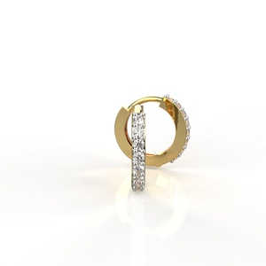 Ishi เพชร0.15กะรัตห้องปฏิบัติการปลูกเพชรต่างหูที่สวยงามคู่ในทอง18K - Product Image 1