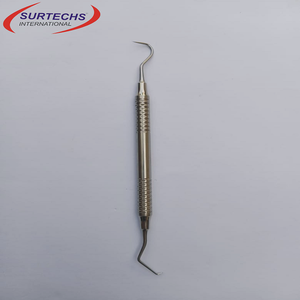 Mango hueco Manual alemán de acero inoxidable, 3 uds., Kit de diagnóstico de examen Dental profesional, reutilizable de alta calidad - Product Image 4