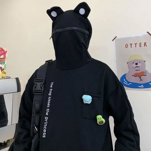เสื้อมีฮู้ดซิปหน้าเต็มรูปแบบสีทึบแฟชั่นทันสมัย - Product Image 3