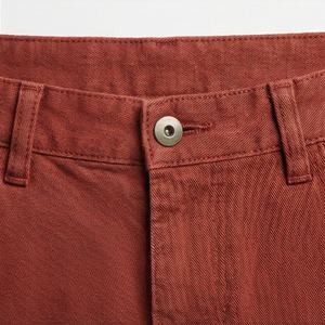 Pantalon moderne anti-rides, couleur personnalisée, ourlet ouvert, taille élastique, poches zippées, détails intelligents, uni, teinture unie, pantalon formel décontracté - Product Image 4