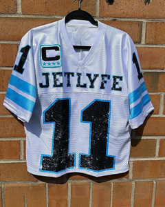 Nouveauté T-shirt d'été à séchage rapide en maille Boxy Fit personnalisé sport maillot de football américain pour hommes - Product Image 5