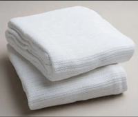 100% coton jette des tissages personnalisés gaufré Jacquard hareng os thermique sans accroc Leno tisse couleurs tailles poids en vrac