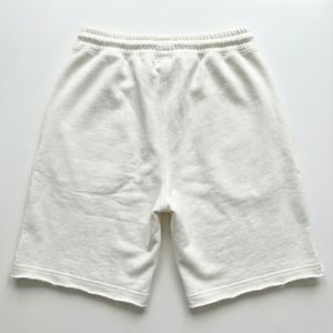 Shorts Bermuda en coton lourd personnalisés pour femmes, streetwear, coupe régulière, taille élastique, taille haute, délavé, décontracté, en gros - Product Image 2
