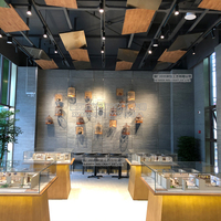 Panneau mural NEU moderne en faux pierre et béton, ignifuge, imperméable et écologique pour usage hôtelier