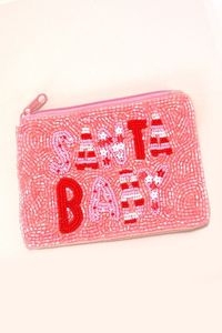 กระเป๋ามีซิปขนาดเล็กสุดฮอตลูกปัดสีฟ้าและสีแดงงานปักสั่งทำทำด้วยมือพร้อมเครื่องประดับแฟนซีดีไซน์โดดเด่นจากอินเดีย - Product Image 6