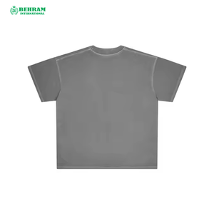 Camiseta de Hombre de Alta Calidad con Estampado Digital, 100% Algodón, Cuello Redondo, Estilo Desgastado, Corte Holgado, Costuras en Contraste, Efecto Descolorido por el Sol, Anti-Pilling - Product Image 1