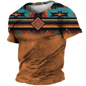 Vêtements africains pour hommes Dashiki T Shirt Traditional Wear Clothing Short Sleeve Casual Retro Streetwear Vintage Ethnic Style 2025 - Product Image 1