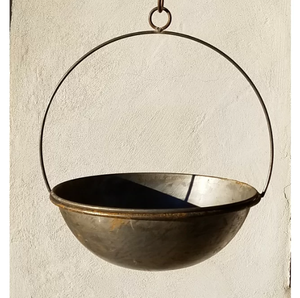 Maceta colgante de Metal decorativa para balcón, cuencos dorados, macetas, decoraciones de interior, macetas modernas de estilo de lujo para el hogar - Product Image 4