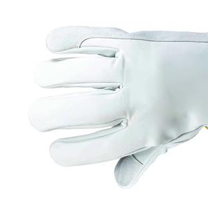 Cómodos guantes mecánicos de piel de cabra antiimpacto y antideslizantes para exteriores Trabajo general Jardinería Montaje industrial - Product Image 6
