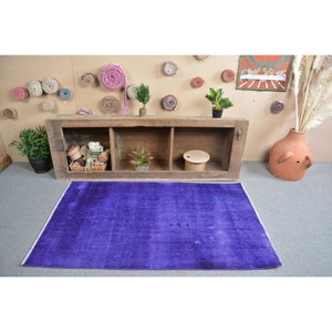 Vintage turc 34 X 55ft grande surface laine tapis classique moderne 55ft déclaration pièce Patchwork pour salon couloir Latex - Product Image 1