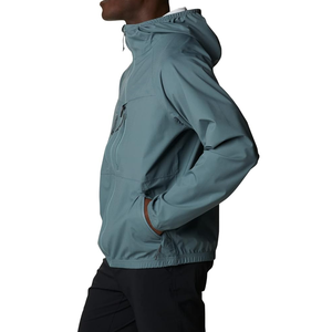 Impermeable/transpirable resistente al viento con capucha personalizado sostenible chaqueta bombardero cortavientos Chaqueta ligera abrigo - Product Image 3