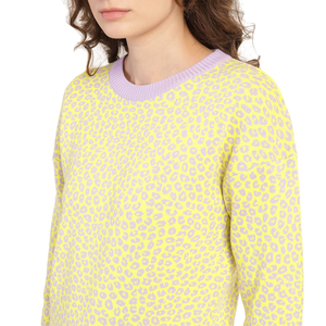 Sweat-shirt à manches longues personnalisable pour l'hiver 2023, pull-over décontracté imprimé à col rond pour femmes, 100% coton, écologique, respirant - Product Image 3