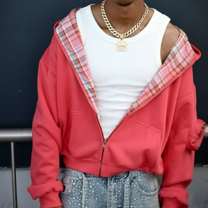 เสื้อฮู้ดดี้ผู้ชายคุณภาพพรีเมียมรุ่นใหม่ล่าสุด ผ้าฝ้าย 100% สวมใส่สบาย ระบายอากาศได้ดี มีฮู้ดสำหรับผู้ใหญ่ - Product Image 6