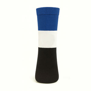 Calcetines Personalizados Estilo Estonia, Azul, Negro, Blanco, Mezcla de Algodón, Unisex, Deportivos, Casuales - Product Image 2