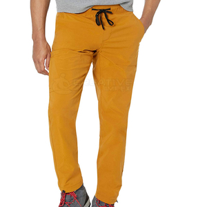 100% pantalones de algodón para hombre de talla grande de cintura media estilo informal ligero patrón recto cintura elástica para entrenamiento al aire libre venta - Product Image 3