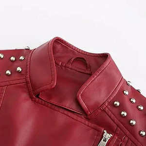 Veste en cuir véritable pour femmes Personnaliser le design et la couleur Vestes en cuir pour femmes adultes Vestes pour femmes 2025 - Product Image 3