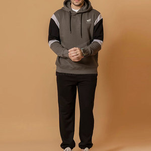 Survêtement décontracté à capuche pour homme, fabriqué sur mesure, best-seller, hiver, uni, écologique, respirant, léger, 100% coton, nouvelle arrivée - Product Image 2