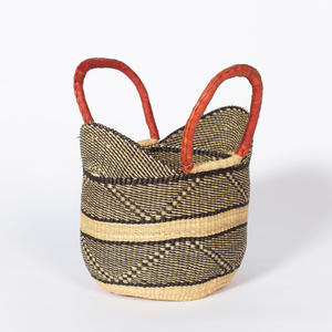 Bolgatanga seagrass <b>bags</b> handbraided sea grass designer <b>bag</b> top choice straw organizer basket - Product Image 4