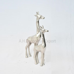 Sculpture en aluminium animale moderne de haute qualité faite à la main finition plaquée or taille personnalisable livraison rapide extérieure durable - Product Image 5