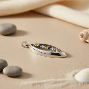 Colgante de Plata 925 Chapado en Rodio Oro Rosa para Uso Diario de Mujer, Regalo - Product Image 1