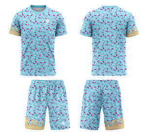 Uniformes de football personnalisables 2025 pour enfants Maillot à sublimation à séchage rapide Uniforme d'équipe Cute IceCream Sprinkles Design Usine OEM - Product Image 5