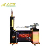 Simulateur de tir à pistolet d'arcade intérieur personnalisé ACS de haute qualité pour 2 joueurs avec écran 32 pouces, monnayeur, en métal, version anglaise