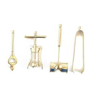 Designer Gold Bar Accessories Tool <b>Set</b> With Stand Stainless Steel Cocktail Making Tools For Stylish Entertaining And <b>Gifting</b> - Product Image 5