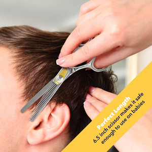 Prix usine japonais en acier inoxydable 440C ciseaux de coupe de cheveux de barbier nouvelle conception ciseaux amincissants - Product Image 5