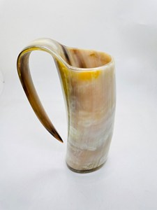 Tazas de Cuerno de Búfalo Ecológicas, Hechas a Mano, Talladas en Animal Natural, Pulimentadas, Estilo Náutico para Café Caliente, para Navidad - Product Image 2