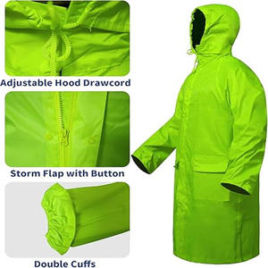 Venta caliente al aire libre de los hombres rompevientos con capucha chaqueta impermeable hombre lluvia Shell abrigo chaqueta hecha por Dress Sports - Product Image 5