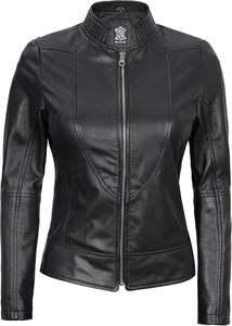 SAMAVIA veste en cuir femmes à la mode en peau d'agneau véritable Style Vintage veste en cuir pour femmes véritable veste en cuir de vache pour les femmes - Product Image 3