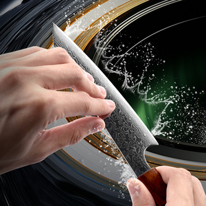 Vente en gros Couteau de service personnalisé de haute qualité Damas OEM ODM Couteau d'office de cuisine japonais en acier à haute teneur en carbone - Product Image 6