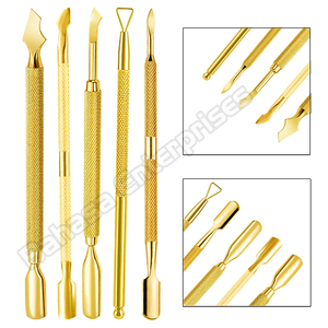 Best Cuticle Pusher Stainless Steel Double End Nail Polish <b>Remover</b> Nail Cleaner Peeler Scraper for Fingernail Toenail Manicure - Product Image 4