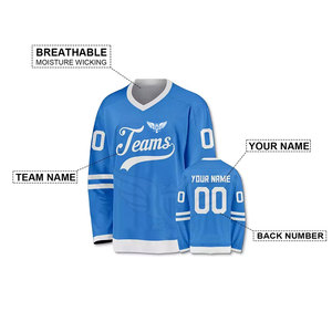 Meilleur matériau fabriqué en usine Maillot de hockey sur glace Produit à bas prix le plus vendu du Pakistan - Product Image 4