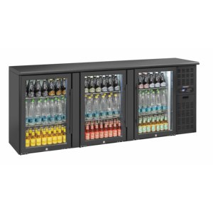 Enfriador de Vino y Bebidas de 3 Puertas con Puertas de Vidrio - Product Image 1